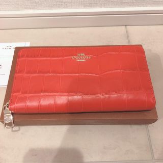 コーチ(COACH)のジャイアン様　予約COACH®️ マットクロコ調　長財布(財布)