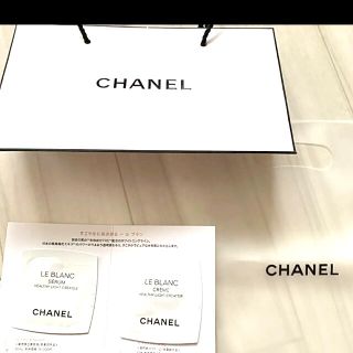 シャネル(CHANEL)のかりん様専用。CHANEL シャネル サンプル　ルブラン　セラムHLC(サンプル/トライアルキット)