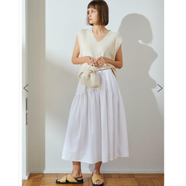 ギャザースカート　GATHER SKIRT bow.a ボウエー chestyスカート