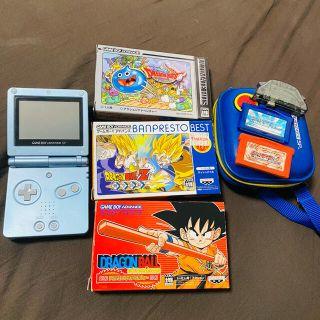 GBA ゲームボーイアドバンスSP＋ソフト5本＋通信アダプタ＋充電器　セール中！