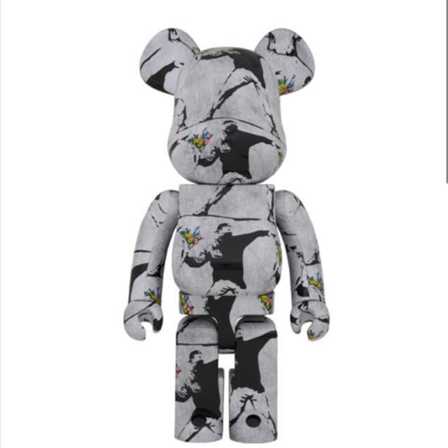 BE@RBRICK FLOWER BOMBER BANKSY 1000%