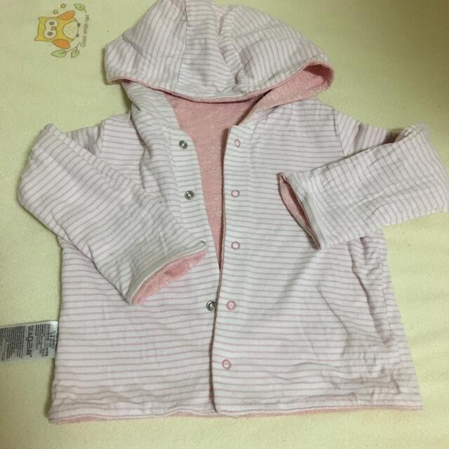 babyGAP(ベビーギャップ)のベビーギャップ　リバーシブルパーカー　80 キッズ/ベビー/マタニティのベビー服(~85cm)(その他)の商品写真