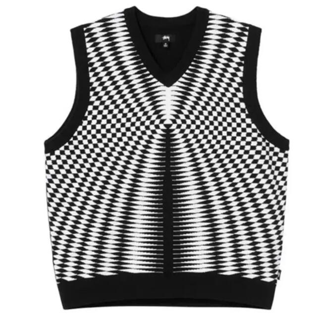 STUSSY PSYCHEDELIC CHECK VEST L