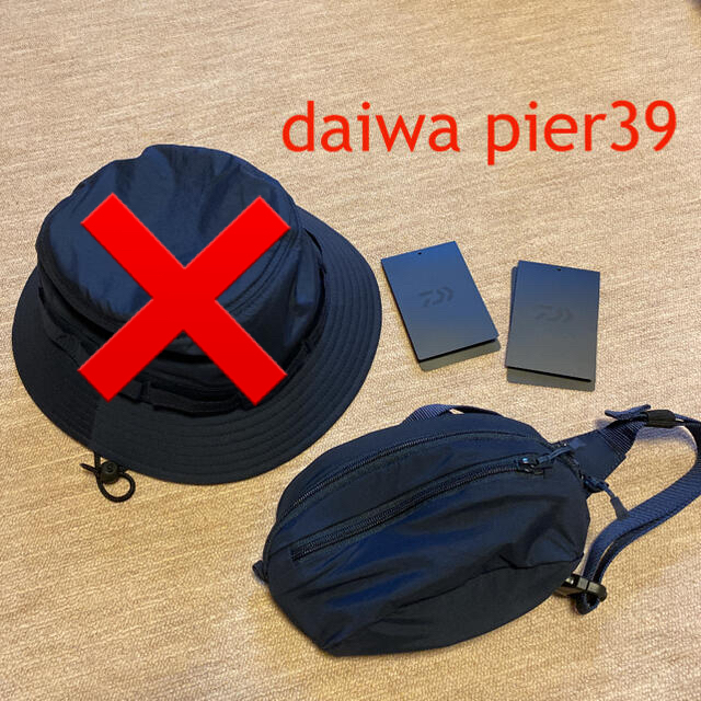 daiwa pier39 ウエストポーチ ネイビー