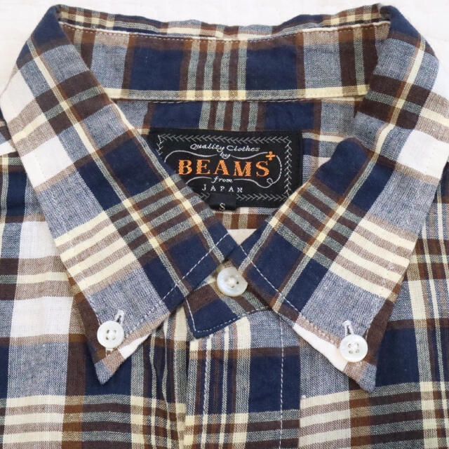 BEAMS(ビームス)のビームス BEAMS 半袖シャツ メンズ チェックシャツ シャツ　Sサイズ メンズのトップス(シャツ)の商品写真