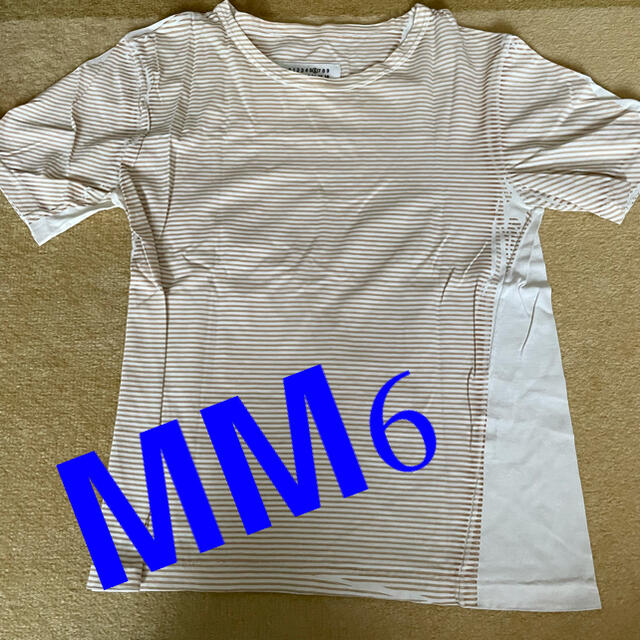 MM6(エムエムシックス)のMM6フロントストライプTシャツ大幅値下！ レディースのトップス(Tシャツ(半袖/袖なし))の商品写真