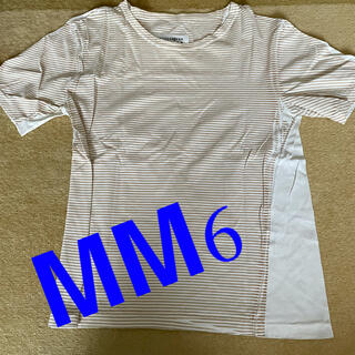 エムエムシックス(MM6)のMM6フロントストライプTシャツ大幅値下！(Tシャツ(半袖/袖なし))