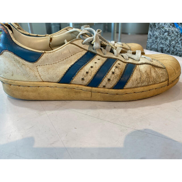 70s フランス製 adidas スーパースター 金ベロ