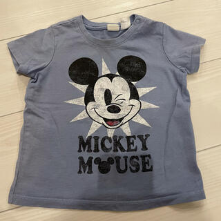 エイチアンドエム(H&M)のH&M ミッキー Tシャツ Disney 75 80(Ｔシャツ)
