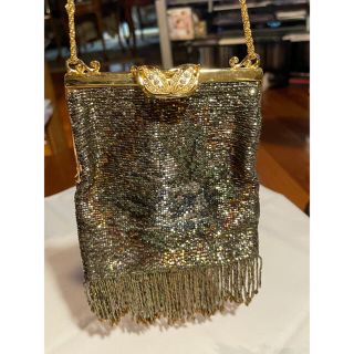 デリカ ビーズ織 パーティーバッグの通販|ラクマ