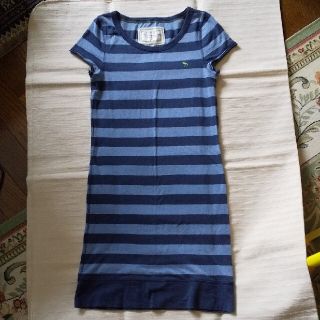 アバクロンビーアンドフィッチ(Abercrombie&Fitch)の☆美品☆アバクロンビー&フィッチ ロングTシャツ　ワンピース(Tシャツ(半袖/袖なし))