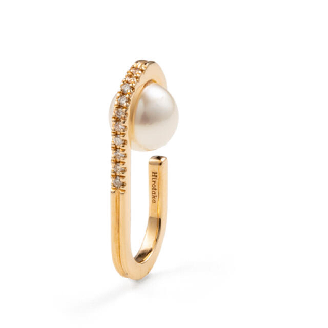 新作 ヒロタカ Beluga Pearl Diamond EarCuff ウォーザード - maran.com.ec