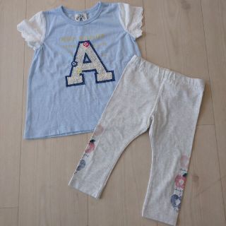 エフオーキッズ(F.O.KIDS)のアプレレクール 女の子 夏服 2点セット(Tシャツ/カットソー)