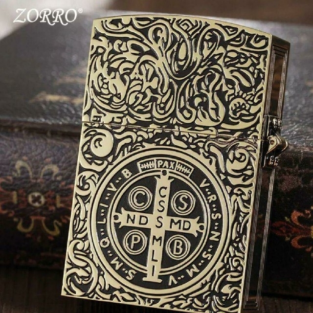 ZIPPO(ジッポー)の専用ケース付 コンスタンティン オイルライター メンズのファッション小物(タバコグッズ)の商品写真