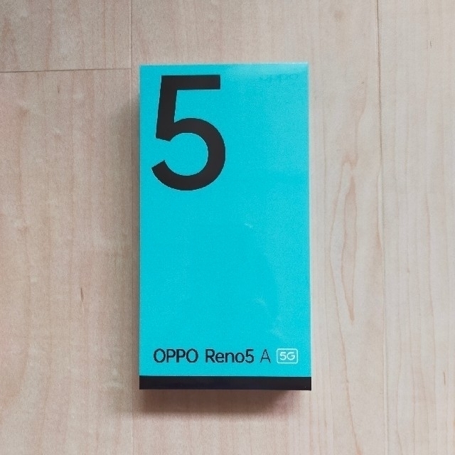 新品 未開封 未使用 OPPO reno5a simロック解除 simフリー スマートフォン本体