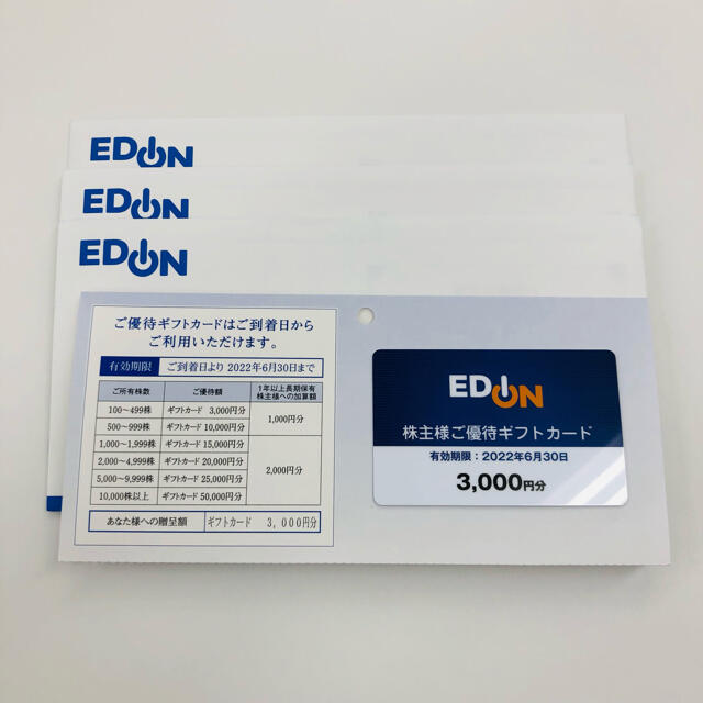 最新　エディオン 株主優待 26000円分 ラクマパック無料