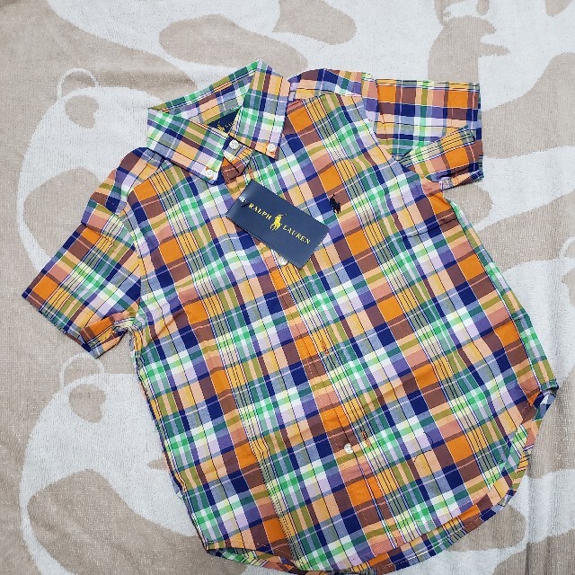 Ralph Lauren(ラルフローレン)の新品RALPH LAUREN半袖シャツ キッズ/ベビー/マタニティのキッズ服男の子用(90cm~)(ブラウス)の商品写真