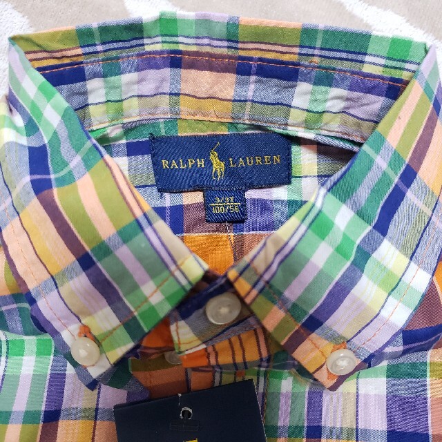 Ralph Lauren(ラルフローレン)の新品RALPH LAUREN半袖シャツ キッズ/ベビー/マタニティのキッズ服男の子用(90cm~)(ブラウス)の商品写真