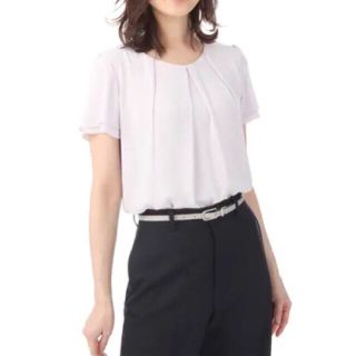 アオヤマ(青山)の【美品】洋服の青山　ブラウス　カットソー　スーツ(シャツ/ブラウス(半袖/袖なし))