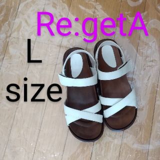 リゲッタ(Re:getA)のRe:getAリゲッタ サンダル Ｌsize  中古(サンダル)