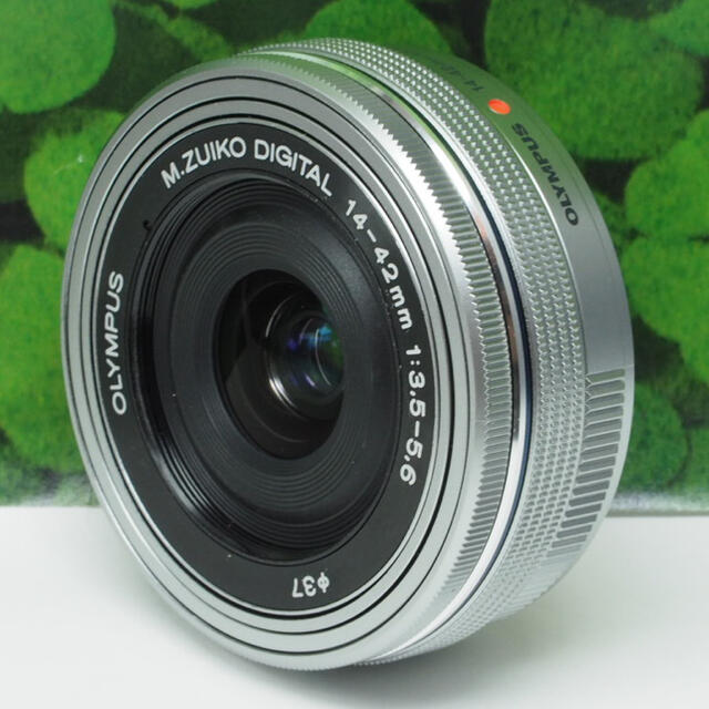 【美品】オリンパスM.ZUIKO12-42mm ⭐️パンケーキズームレンズ1442mm◎最大径x長さ