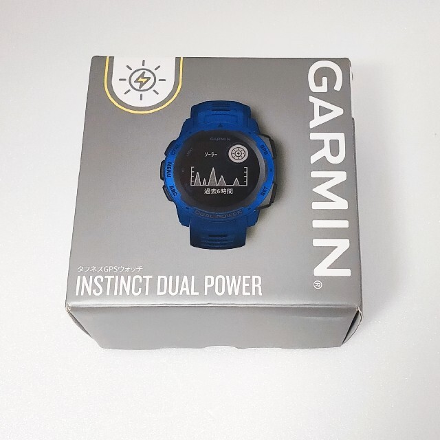 メンズ新品GARMIN タフネスGPSウォッチ INSTINCT DUAL POWER