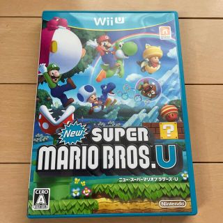 ウィーユー(Wii U)の【お値下げしました】New スーパーマリオブラザーズ U Wii U(家庭用ゲームソフト)