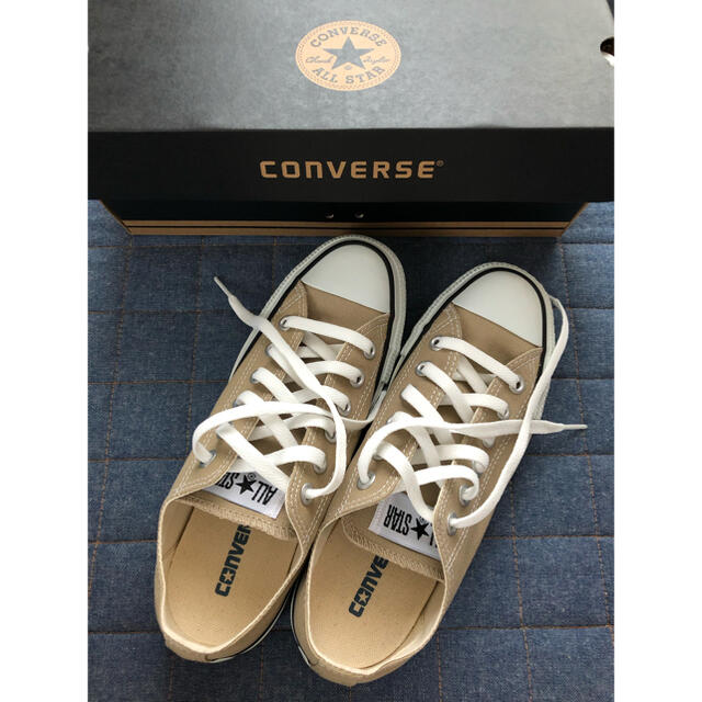 【新品】converse オールスター ベージュ 24.5cm us5.5