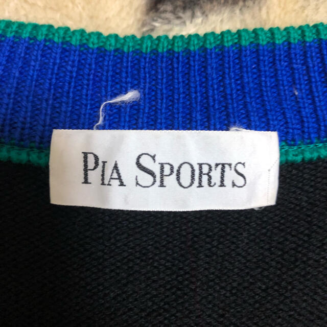 PIA SPORTS(ピアスポーツ)のニット　ベスト　韓国　カラフル メンズのトップス(ニット/セーター)の商品写真