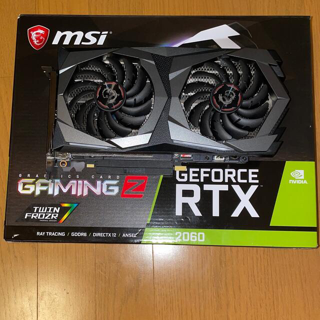 【年間ランキング6年連続受賞】 2060 RTX GeForce GAMING MSI 6G Z PCパーツ 【年間ランキング6年連続受賞】 2060 RTX GeForce GAMING MSI 6G Z PCパーツ