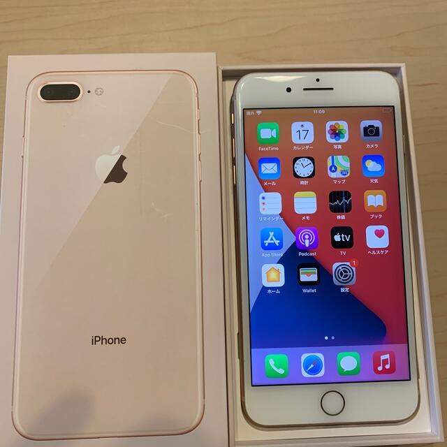 iPhone8plusiPhone8plus  ゴールド　64GB  SIMフリー