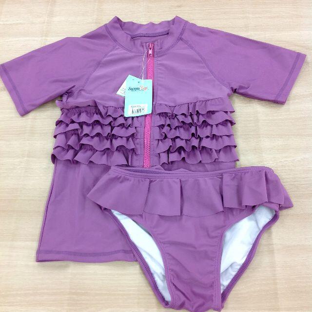 新品未使用 UPF50＋ラッシュガード 水着 120cm 02SI0617256 キッズ/ベビー/マタニティのキッズ服女の子用(90cm~)(水着)の商品写真