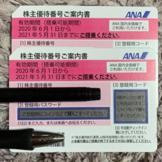 エーエヌエー(ゼンニッポンクウユ)(ANA(全日本空輸))のANA 株主優待券　2枚(その他)