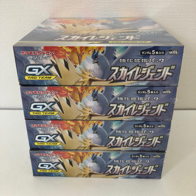 買取価格 スカイレジェンド 4BOX シュリンク付き 未開封 ポケモン