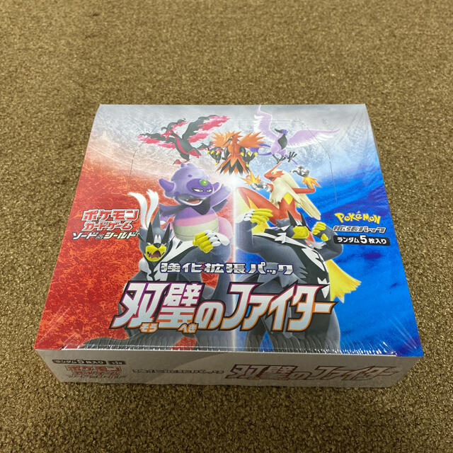 ポケモンカード 双璧のファイター 未開封 box シュリンク付 - Box ...