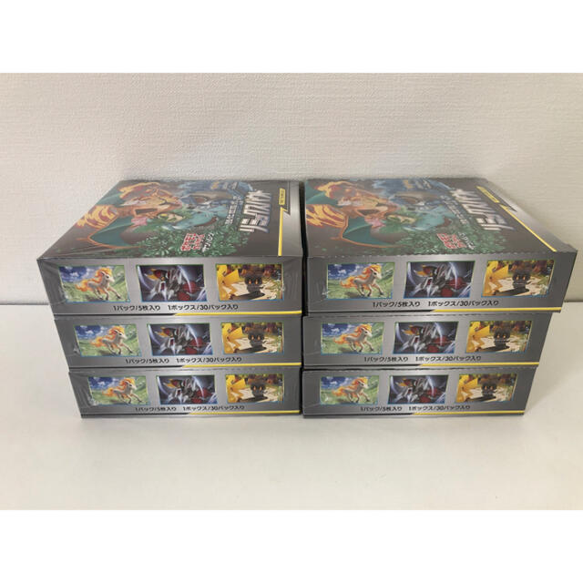 ポケモン(ポケモン)のリミックスバウト　6BOX シュリンク付き　未開封　ポケモンカード エンタメ/ホビーのトレーディングカード(Box/デッキ/パック)の商品写真