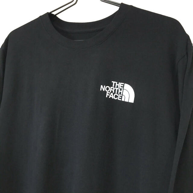 THE NORTH FACE(ザノースフェイス)の結構ビッグサイズ  新品 ノースフェイス BOX ロンT 黒 白 XXL 3L メンズのトップス(Tシャツ/カットソー(七分/長袖))の商品写真