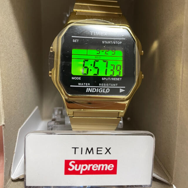 Supreme(シュプリーム)のSupreme TIMEX 時計　ゴールド メンズの時計(腕時計(デジタル))の商品写真