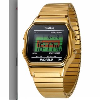 シュプリーム(Supreme)のSupreme TIMEX 時計　ゴールド(腕時計(デジタル))