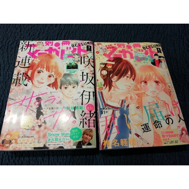 2冊★別冊マーガレット　2021年3月号、4月号 本誌のみ エンタメ/ホビーの漫画(少女漫画)の商品写真