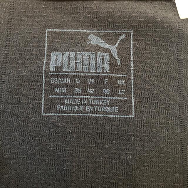 PUMA(プーマ)のPUMA 黒　メッシュTシャツ レディースのトップス(Tシャツ(半袖/袖なし))の商品写真