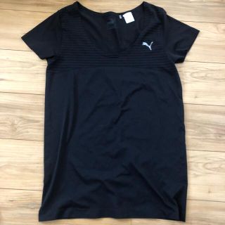 プーマ(PUMA)のPUMA 黒　メッシュTシャツ(Tシャツ(半袖/袖なし))