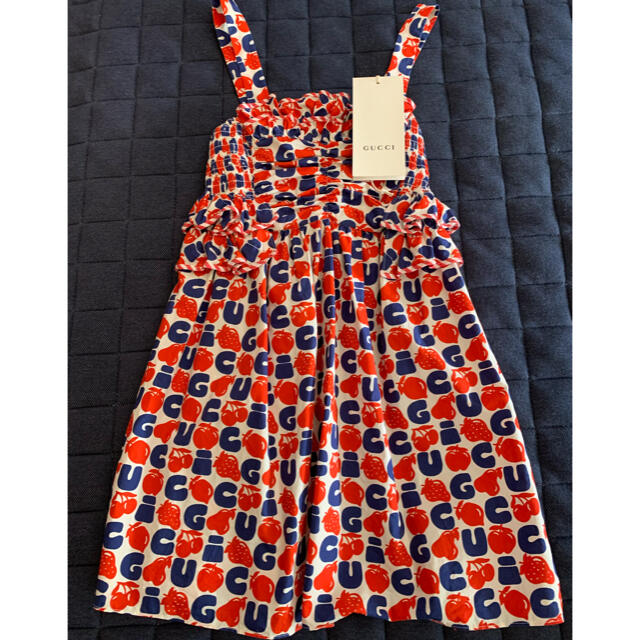 美品 グッチ キッズワンピース 6Y キッズ/ベビー/マタニティ キッズ服