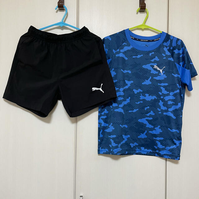 PUMA(プーマ)のPUMA Tシャツ　ショートパンツ　セット キッズ/ベビー/マタニティのキッズ服男の子用(90cm~)(Tシャツ/カットソー)の商品写真