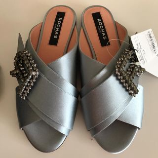 ロシャス(ROCHAS)のROCHAS ビジューサンダル(サンダル)