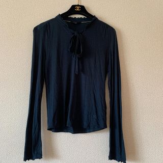 バーバリー(BURBERRY)のBurberryLondon リボンカットソー(カットソー(長袖/七分))