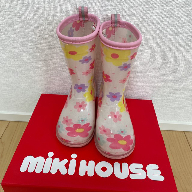 mikihouse(ミキハウス)のミキハウス　長靴　15.0 キッズ/ベビー/マタニティのキッズ靴/シューズ(15cm~)(長靴/レインシューズ)の商品写真