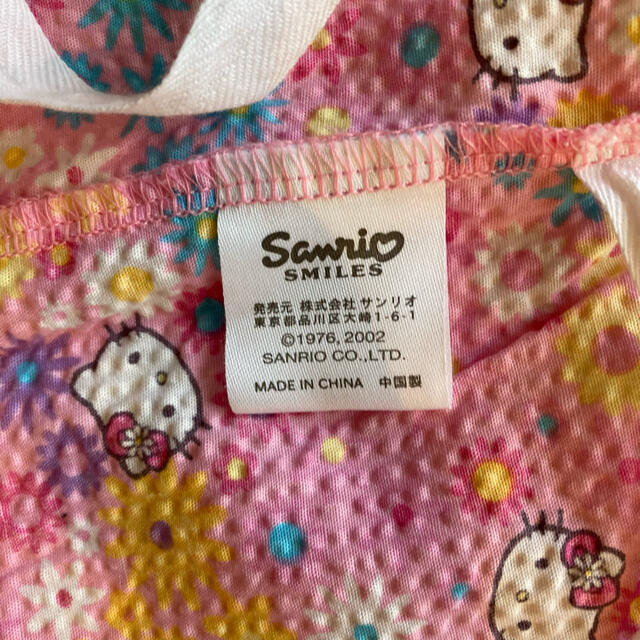 サンリオ(サンリオ)のサンリオ　キティ　甚平　90 キッズ/ベビー/マタニティのキッズ服女の子用(90cm~)(甚平/浴衣)の商品写真