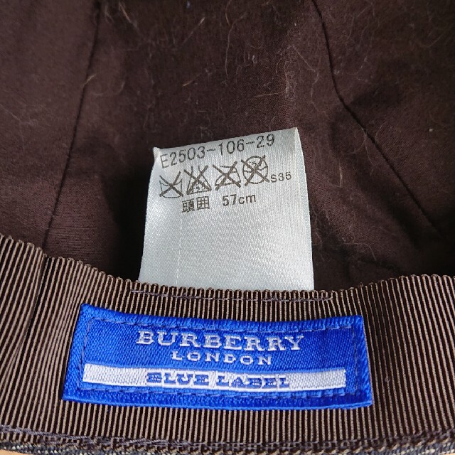 BURBERRY BLUE LABEL(バーバリーブルーレーベル)のあんず❤️様専用 バーバリー キャスケット レディースの帽子(キャスケット)の商品写真