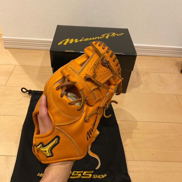 MIZUNO(ミズノ)のミズノプロ　軟式グローブ　内野手用【坂本モデル】 スポーツ/アウトドアの野球(グローブ)の商品写真